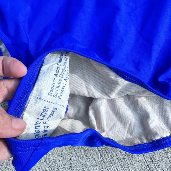 Kona Sol Vibrant Blue One-Piece Swimsuit NWT - Picture 4 of 8